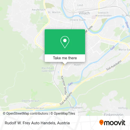 Rudolf W. Frey Auto Handels map