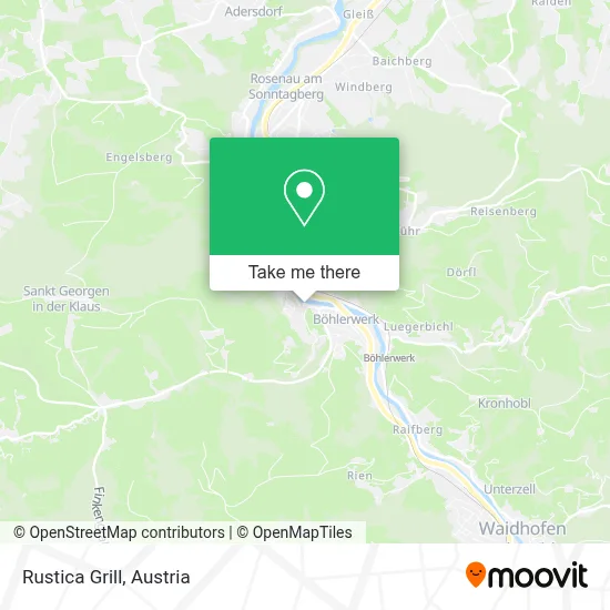 Rustica Grill map