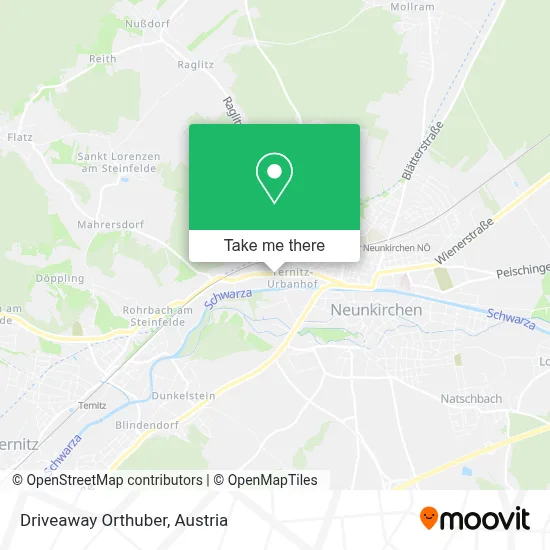 Driveaway Orthuber map
