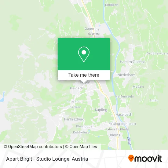 Apart Birgit - Studio Lounge map