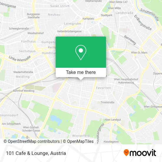 101 Cafe & Lounge map