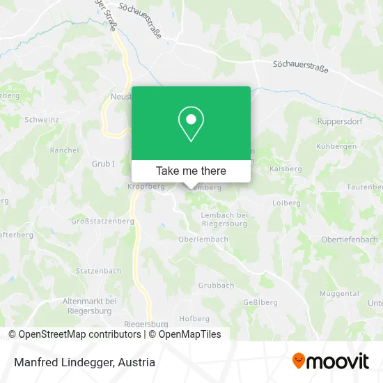 Manfred Lindegger map