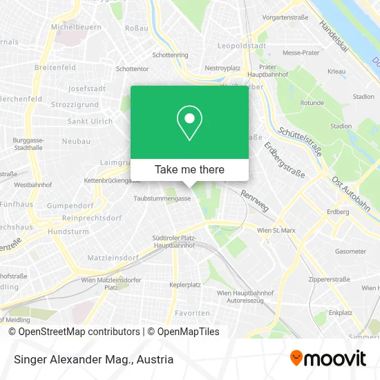Singer Alexander Mag. map