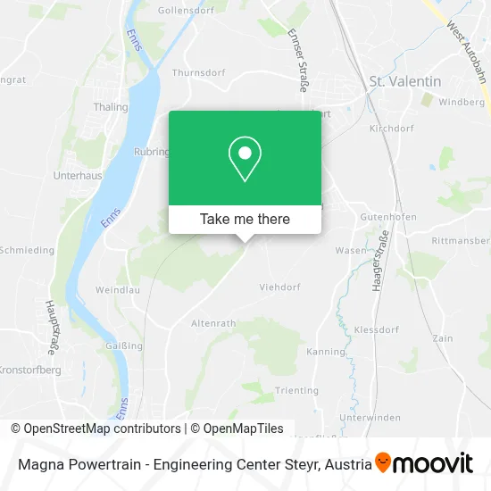 Magna Powertrain - Engineering Center Steyr map