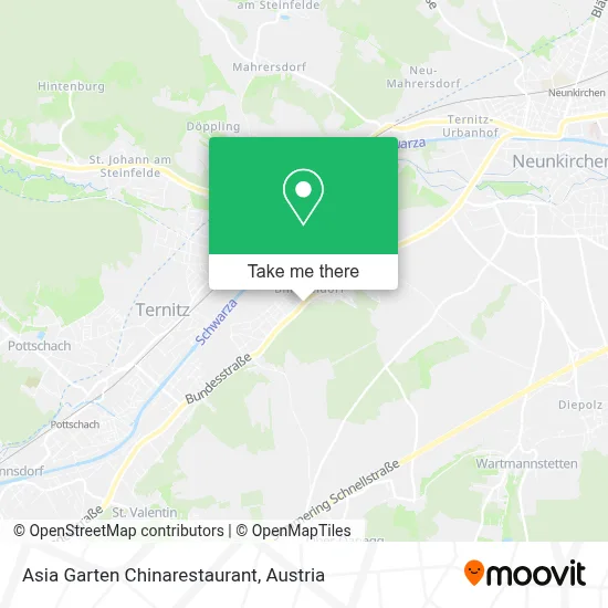 Asia Garten Chinarestaurant map