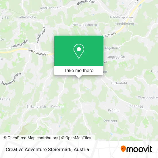 Creative Adventure Steiermark map