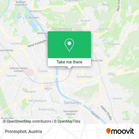 Prontophot map