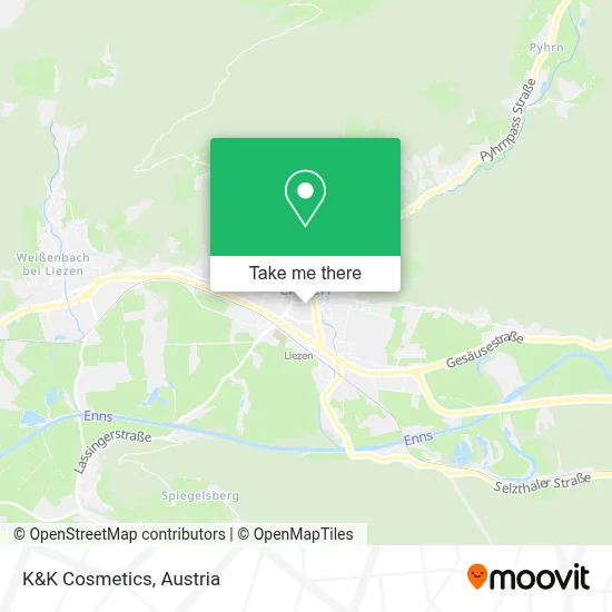 K&K Cosmetics map