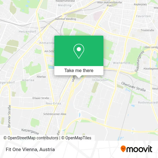 Fit One Vienna map