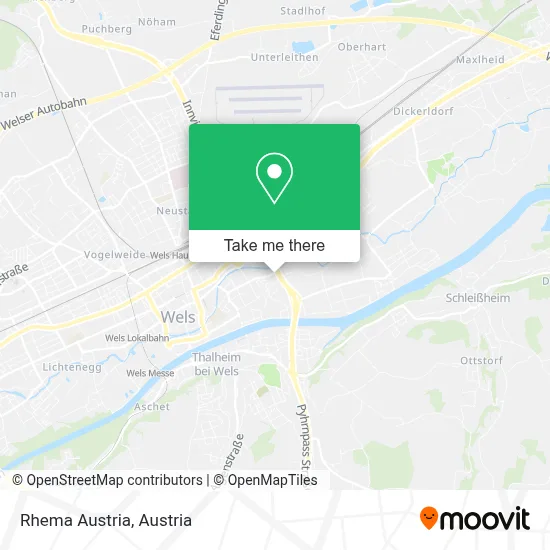 Rhema Austria map
