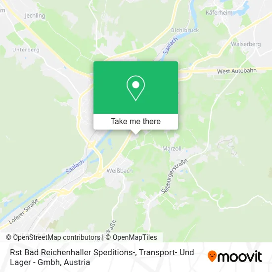 Rst Bad Reichenhaller Speditions-, Transport- Und Lager - Gmbh map