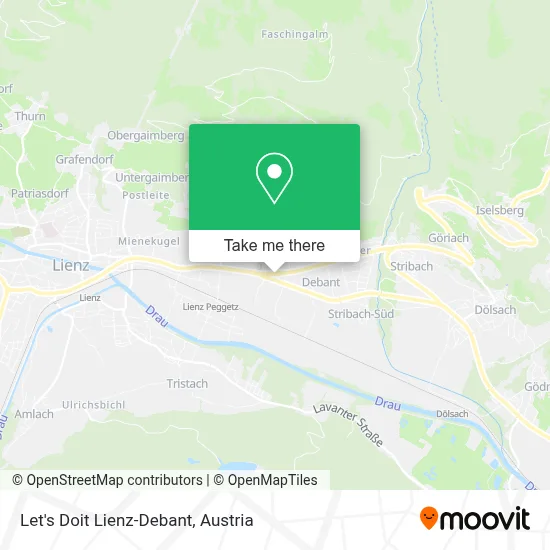 Let's Doit Lienz-Debant map