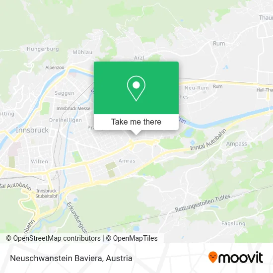 Neuschwanstein Baviera map