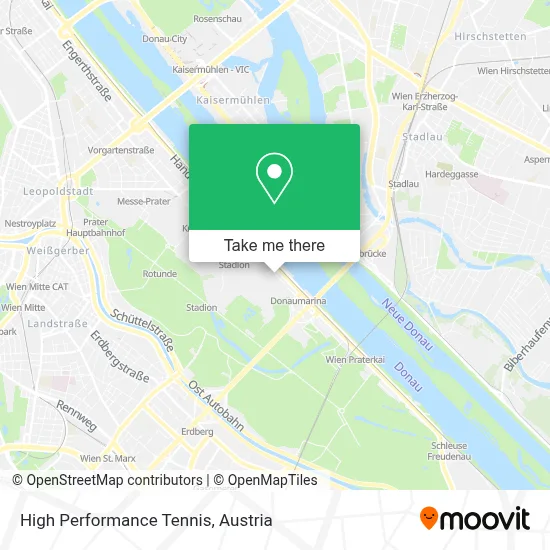 High Performance Tennis map