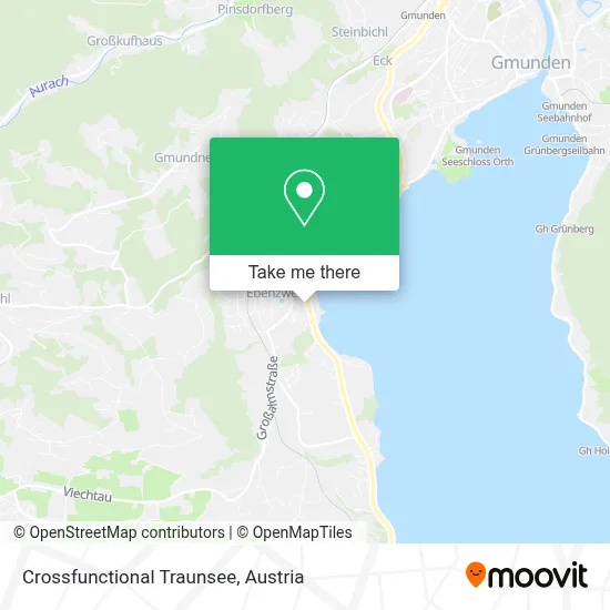 Crossfunctional Traunsee map