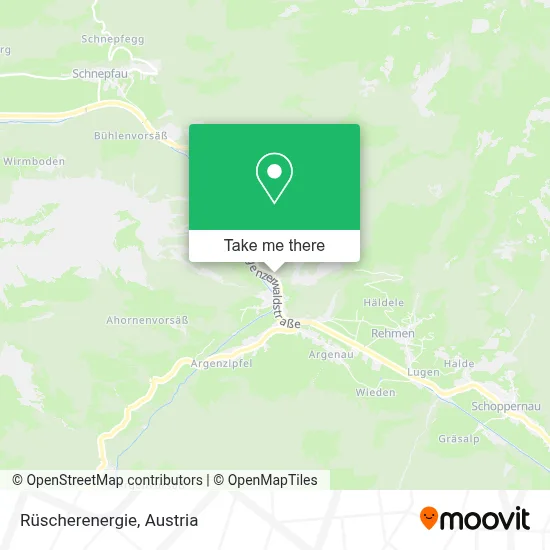 Rüscherenergie map