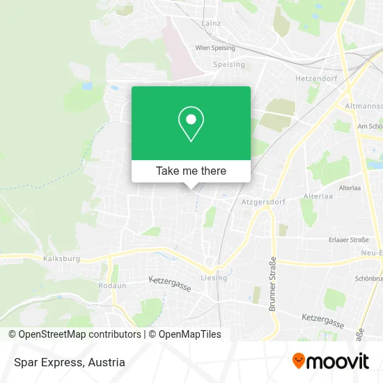 Spar Express map