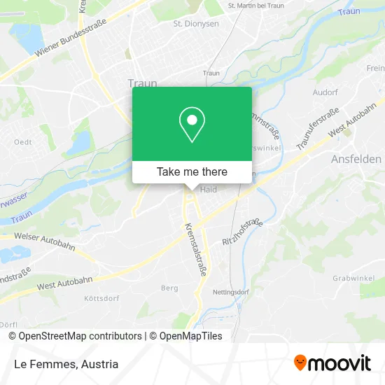 Le Femmes map