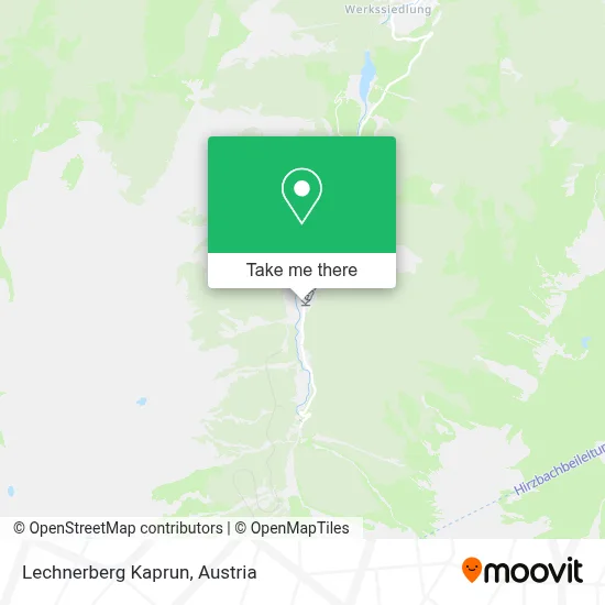 Lechnerberg Kaprun map