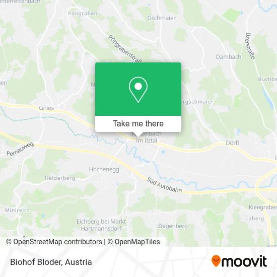 Biohof Bloder map