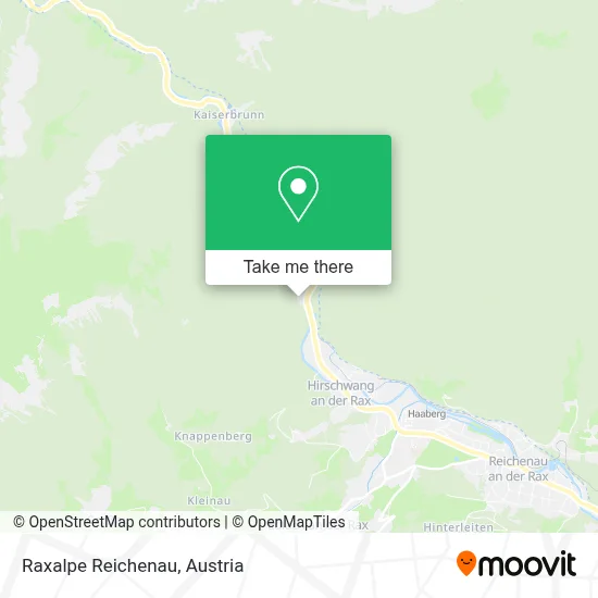 Raxalpe Reichenau map