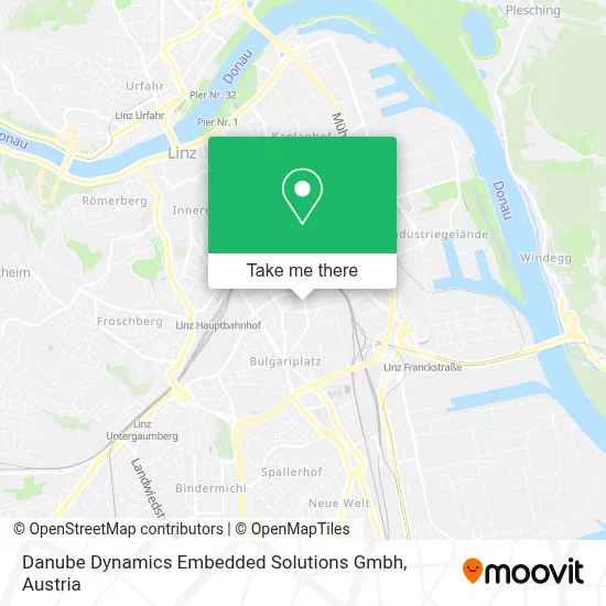 Danube Dynamics Embedded Solutions Gmbh map