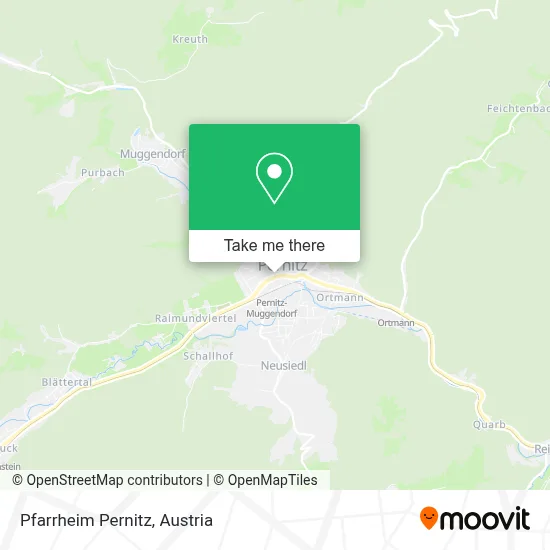 Pfarrheim Pernitz map
