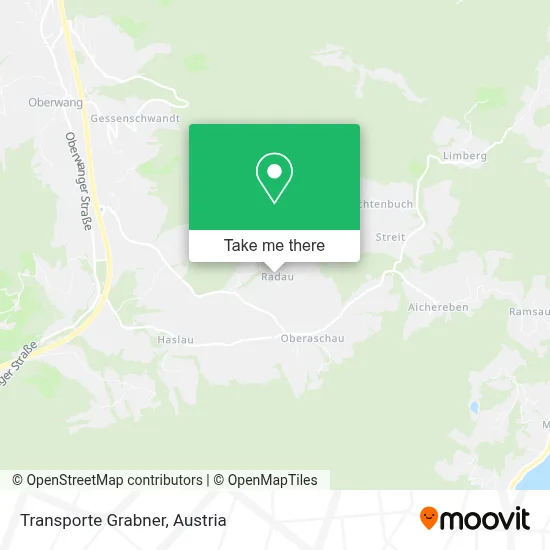 Transporte Grabner map