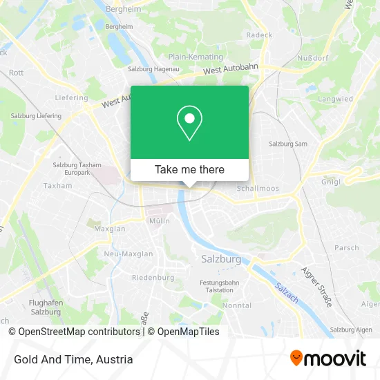 Gold And Time map