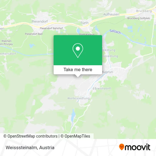 Weisssteinalm map