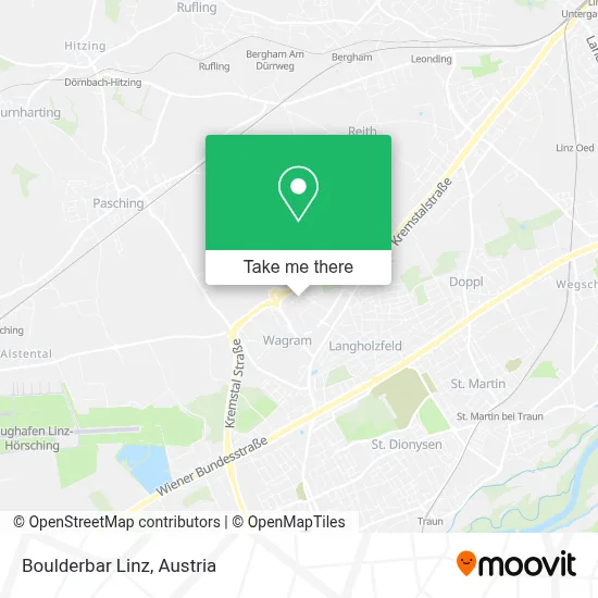 Boulderbar Linz map