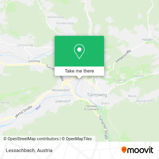 Lessachbach map