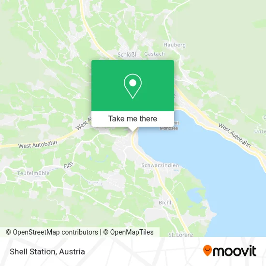 Shell Station map