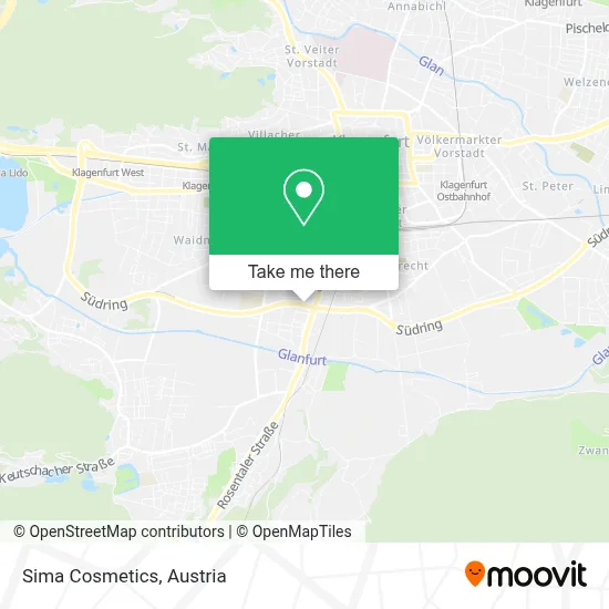 Sima Cosmetics map