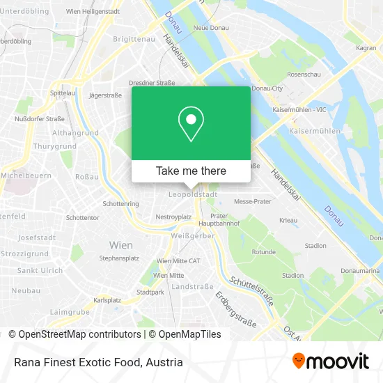Rana Finest Exotic Food map