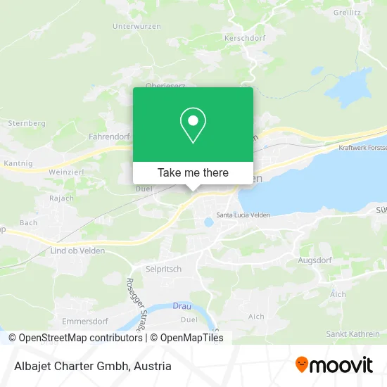 Albajet Charter Gmbh map