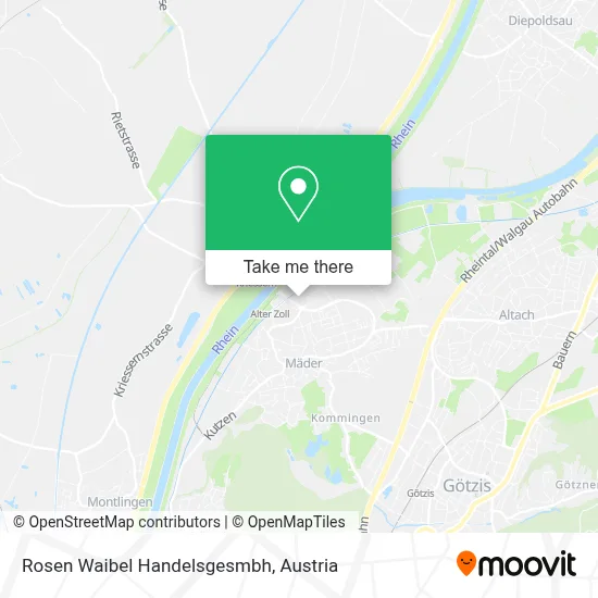 Rosen Waibel Handelsgesmbh map