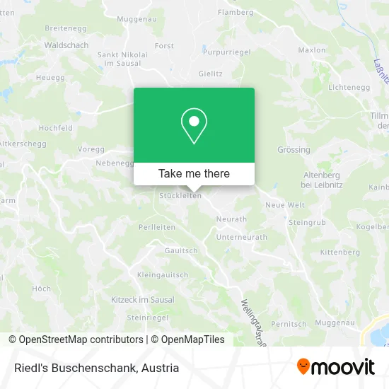 Riedl's Buschenschank map