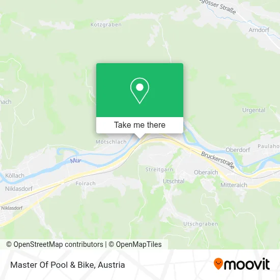 Master Of Pool & Bike map