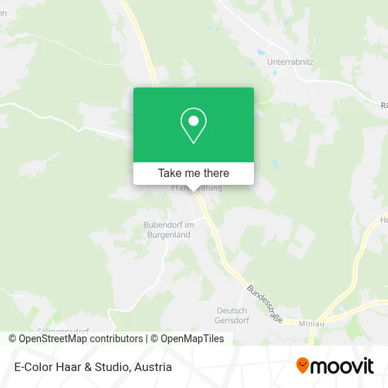 E-Color Haar & Studio map