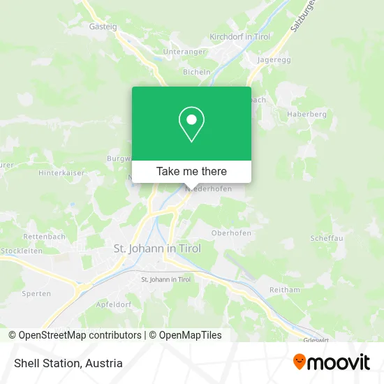 Shell Station map