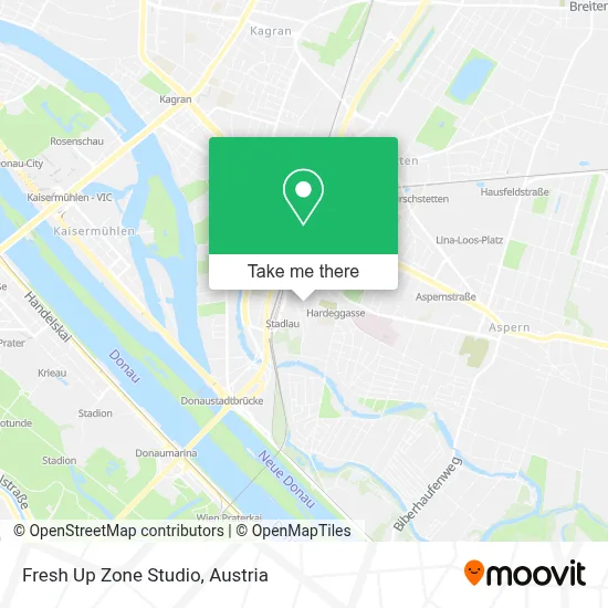 Fresh Up Zone Studio map