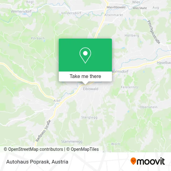 Autohaus Poprask map