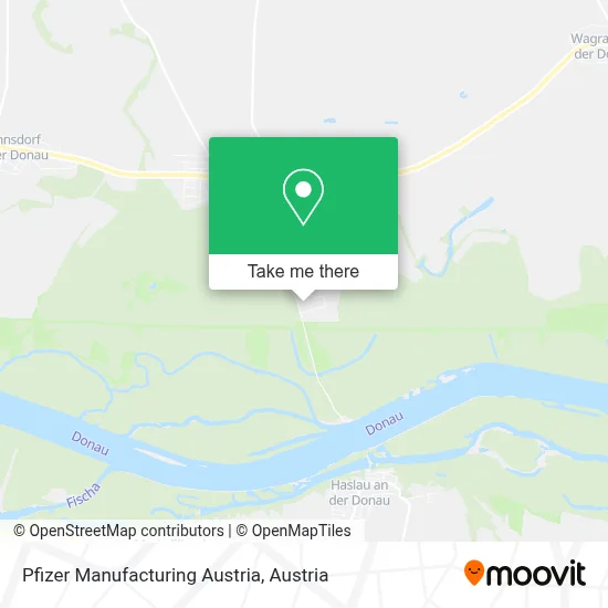 Pfizer Manufacturing Austria map