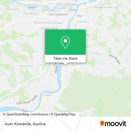 Auto Kowanda map