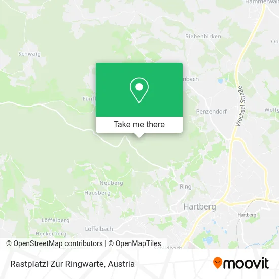 Rastplatzl Zur Ringwarte map