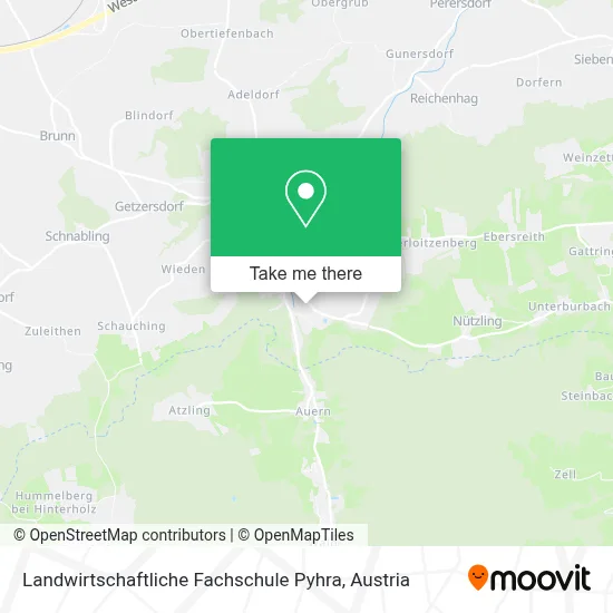 Landwirtschaftliche Fachschule Pyhra map