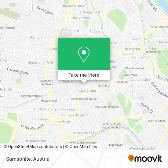 Samsonite map