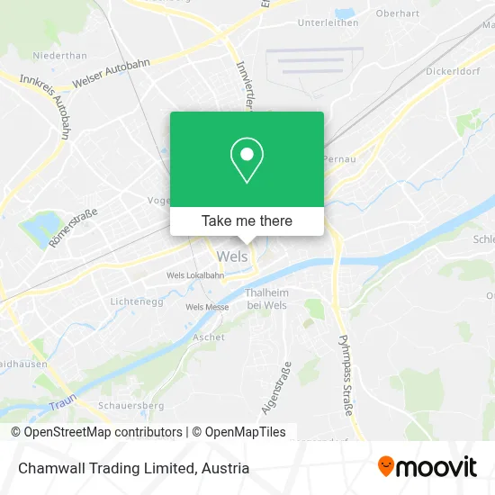 Chamwall Trading Limited map
