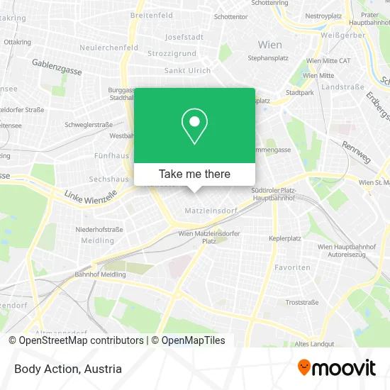 Body Action map